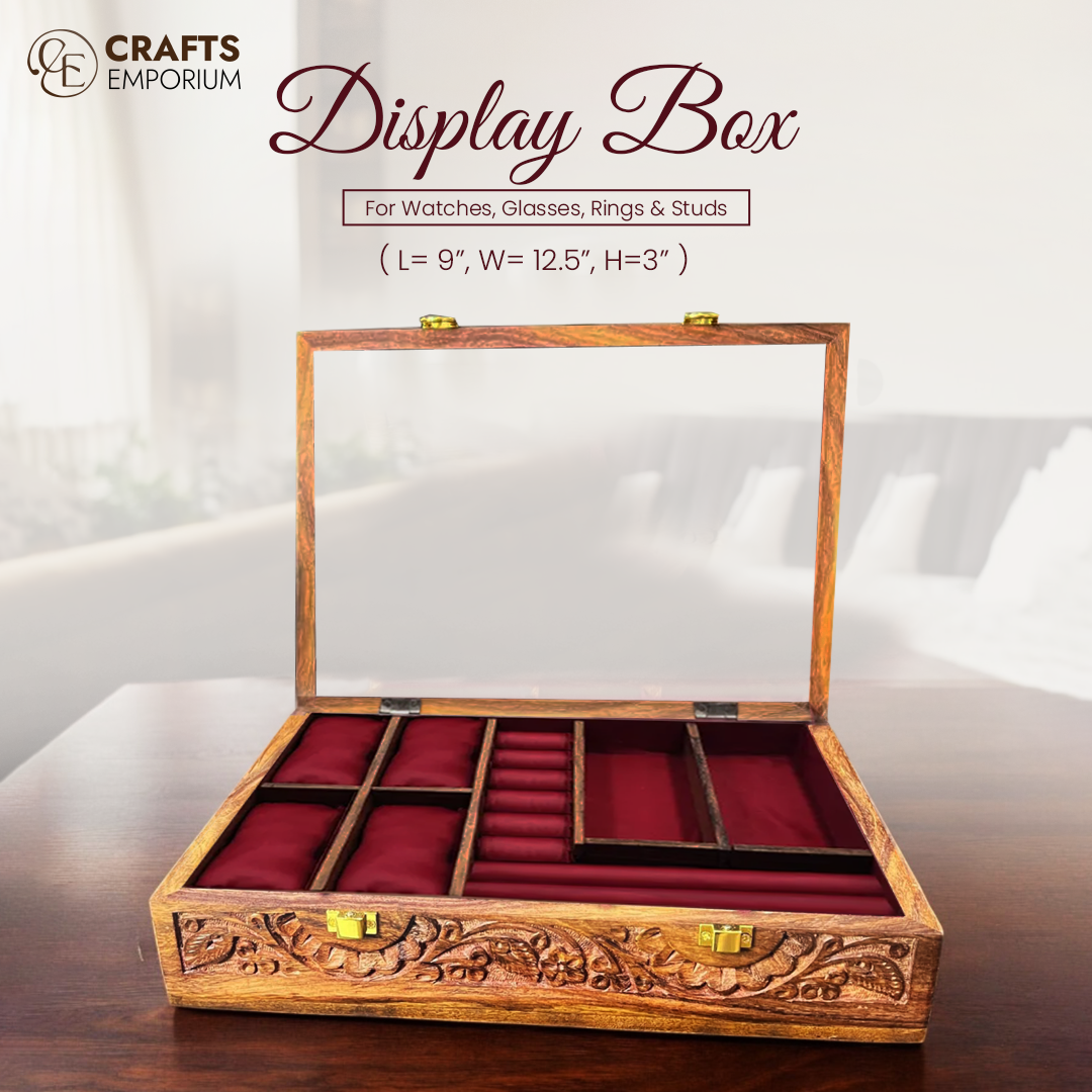3 in 1 Box – Carving – Glass Top