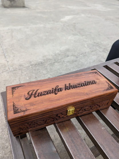 Customized Name or Logo Wooden Watch box