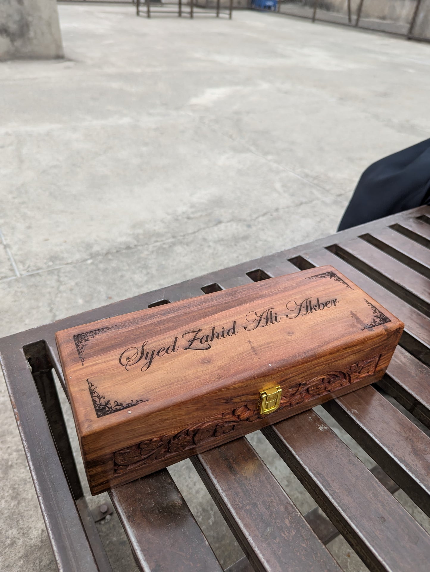 Customized Name or Logo Wooden Watch box