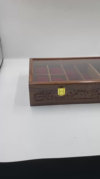 3 in 1 Box – Carving – Glass Top