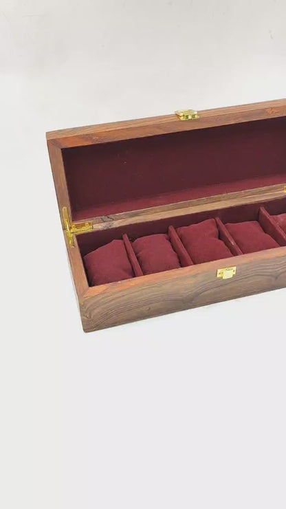5 Watches – Golden Hinge – Wood Top